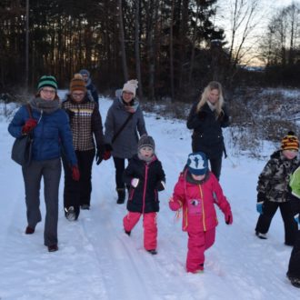 Winterwanderung unserer TVW Handballkinder