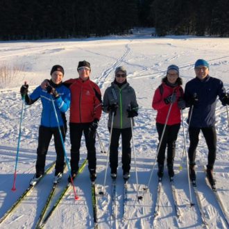 Nordic Abteilung im Winter aktiv