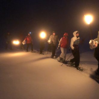 Schneeschuh-Wanderung am Rennsteig