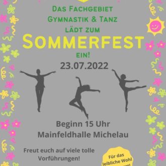 Sommerfest Gymnastik und Tanz